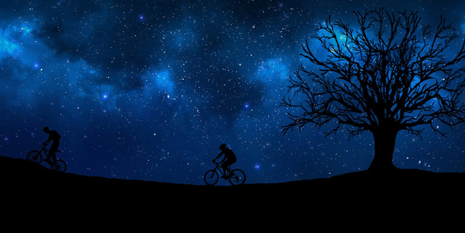 Ποδηλασία στο σκοτάδι>
