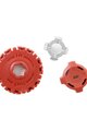 SRAM κιτ επισκευής δαγκάνας φρένων - DISC BRAKE CALIPER PAD ADJUSTER KNOB KIT BB7 2008-2016 - κόκκινο