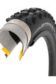 PIRELLI κάπες - SCORPION ENDURO S HARDWALL 27.5 x 2.6 - μαύρο
