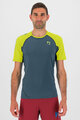 KARPOS κοντομάνικα μπλουζάκια - LAVAREDO - πράσινο/κίτρινο