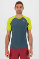 KARPOS κοντομάνικα μπλουζάκια - LAVAREDO - πράσινο/κίτρινο