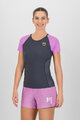 KARPOS κοντομάνικα μπλουζάκια - LAVAREDO EVO W - μαύρο/ροζ