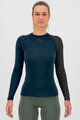KARPOS μακρυμάνικα μπλουζάκια - DINAMICO MERINO 130 W - μπλε/μαύρο