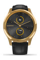 GARMIN smart watch - VIVOMOVE LUXE 24K GOLD - μαύρο/χρυσό