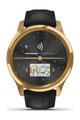 GARMIN smart watch - VIVOMOVE LUXE 24K GOLD - μαύρο/χρυσό