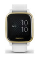 GARMIN smart watch - VENU SQ - λευκό/χρυσό