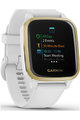 GARMIN smart watch - VENU SQ - λευκό/χρυσό