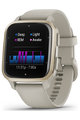 GARMIN smart watch - VENU SQ 2 MUSIC - γκρί/χρυσό