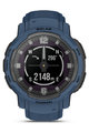 GARMIN smart watch - INSTINCT CROSSOVER SOLAR - μπλε