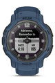 GARMIN smart watch - INSTINCT CROSSOVER SOLAR - μπλε