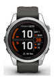 GARMIN smart watch - FENIX 7S PRO SOLAR - ανθρακί/ασημένιο