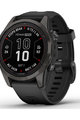 GARMIN smart watch - FENIX 7S PRO SAPPHIRE SOLAR - μαύρο