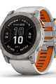 GARMIN smart watch - FENIX 7X PRO SAPPHIRE SOLAR - γκρί/πορτοκαλί