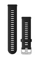 GARMIN λουράκια - QUICK RELEASE 22 MM - μαύρο/ασημένιο