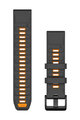 GARMIN λουράκια - QUICKFIT 22 - μαύρο/πορτοκαλί