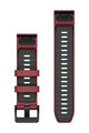 GARMIN λουράκια - QUICKFIT 22 - κόκκινο/μαύρο