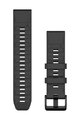GARMIN λουράκια - QUICKFIT 22 - μαύρο