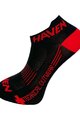 HAVEN καλτσάκια - SNAKE SILVER NEO 2PAK - μαύρο/κόκκινο