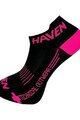 HAVEN καλτσάκια - SNAKE SILVER NEO 2PAK - μαύρο/ροζ