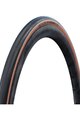 SCHWALBE κάπες - ONE 700x28C RACEGUARD 67EPI - μαύρο/καφέ
