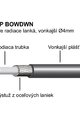 LONGUS bowden - SP BOWDEN - μαύρο
