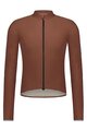 SHIMANO θερινές μακρυμάνικες φανέλες - EVOLVE MERINO LONG - καφέ