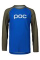 POC θερινές μακρυμάνικες φανέλες - ESSENTIAL MTB - μπλε/πράσινο