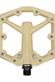 CRANKBROTHERS πεντάλ - STAMP 1 SMALL - μπεζ
