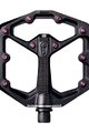 CRANKBROTHERS πεντάλ - STAMP 7 Small - μαύρο/ροζ