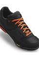 GIRO ποδηλατικά παπούτσια - RUMBLE VR - μαύρο/πορτοκαλί