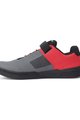CRANKBROTHERS ποδηλατικά παπούτσια - STAMP SPEEDLACE - γκρί/κόκκινο