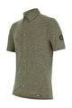 SANTINI πουκάμισα - GRAVEL SUMMER WOOL - πράσινο