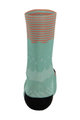 SANTINI κάλτσες κλασικές - OPTIC - πορτοκαλί/γαλάζιο
