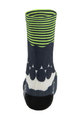 SANTINI κάλτσες κλασικές - OPTIC - λευκό/ανοιχτό πράσινο/γκρί