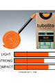 TUBOLITO σαμπρέλες - ROAD 700x18/28C BLACK - SV80 - πορτοκαλί