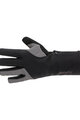 SANTINI γάντια με μακριά δάχτυλα - FJORD - μαύρο