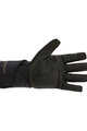 SANTINI γάντια με μακριά δάχτυλα - FJORD - μαύρο
