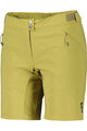 SCOTT κοντά παντελόνια χωρίς ιμάντες - ENDURANCE LS/FIT W/PAD W - ανοιχτό πράσινο