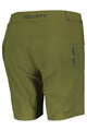 SCOTT κοντά παντελόνια χωρίς ιμάντες - ENDURANCE LS/FIT W/PAD - πράσινο