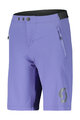 SCOTT κοντά παντελόνια χωρίς ιμάντες - TRAIL 10 LS/FIT W/PAD JR - μωβ
