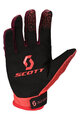 SCOTT γάντια με μακριά δάχτυλα - 350 DIRT EVO JUNIOR - κόκκινο/μαύρο
