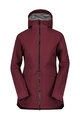 SCOTT TECH COAT 3L W - κόκκινο