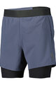 SCOTT κοντά παντελόνια χωρίς ιμάντες - HYBRID ENDURANCE TECH - μπλε/μαύρο
