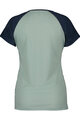 SCOTT κοντομάνικα μπλουζάκια - DEFINED MERINO SS W - μπλε/πράσινο