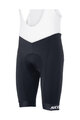 SCOTT κοντά παντελόνια με τιράντες - BIB ENDURANCE ++ - μαύρο/λευκό