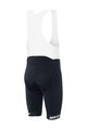 SCOTT κοντά παντελόνια με τιράντες - BIB ENDURANCE ++ - μαύρο/λευκό