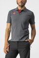 CASTELLI κοντομάνικα μπλουζάκια - RACE DAY POLO - γκρί