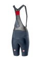 CASTELLI κοντά παντελόνια με τιράντες - FREE AERO 4 W - μπλε