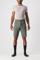 CASTELLI κοντά παντελόνια χωρίς ιμάντες - UNLIMITED BAGGY - πράσινο