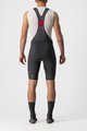 CASTELLI κοντά παντελόνια με τιράντες - ENDURANCE 3 - μαύρο